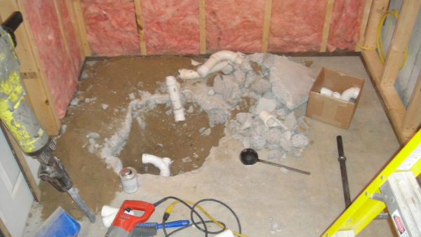 new bathroom project 